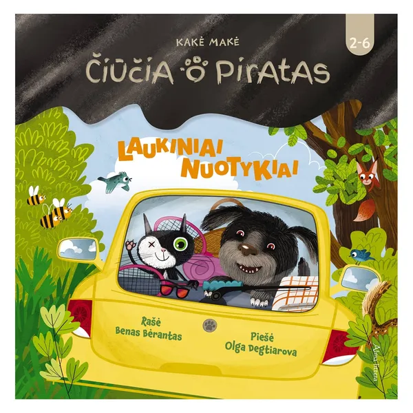 Knyga Benas Bėrantas ČIŪČIA IR PIRATAS LAUKINIAI NUOTYKIAI