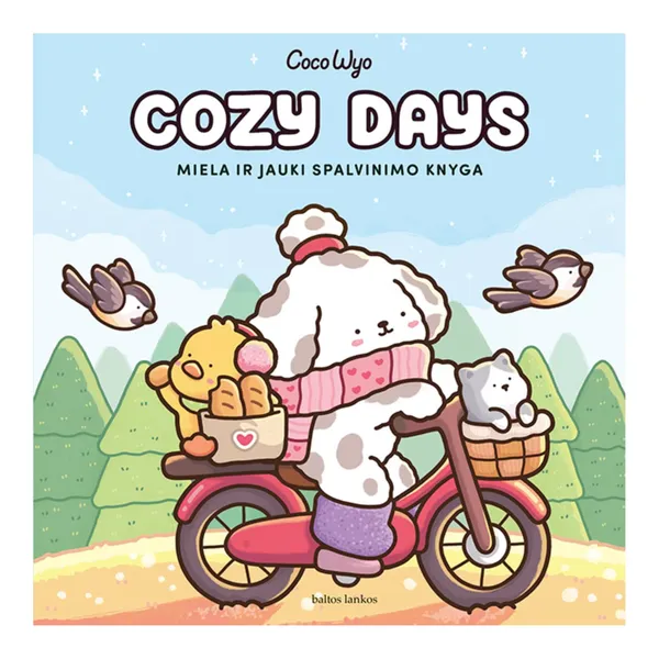 Knyga COZY DAYS. MIELA IR JAUKI SPALVINIMO KNYGA