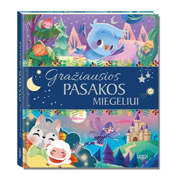 Knyga DISNEY. GRAŽIAUSIOS PASAKOS MIEGELIUI, 3-6 m.