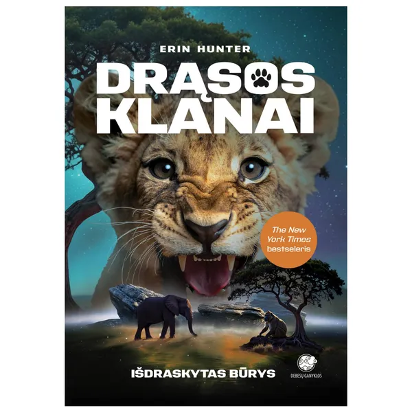 Knyga Erin Hunter DRĄSOS KLANAI. IŠDRASKYTAS BŪRYS, 11-14 m.