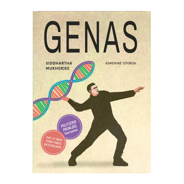 Knyga Siddhartha Mukherjee GENAS. ASMENINĖ ISTORIJA