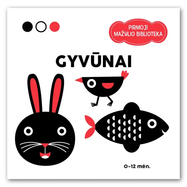 Knyga Agnese Baruzzi GYVŪNAI. PIRMOJI MAŽYLIO BIBLIOTEKA