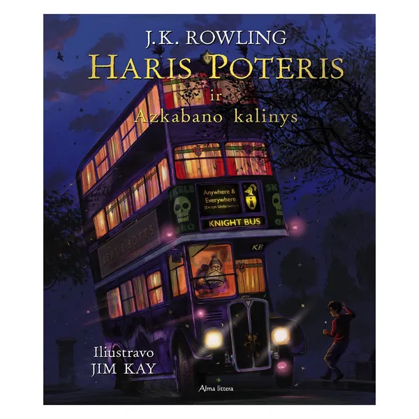 Knyga J K Rowling Jim Kay HARIS POTERIS IR AZKABANO KALINYS ILIUSTRUOTAS LEIDIMAS