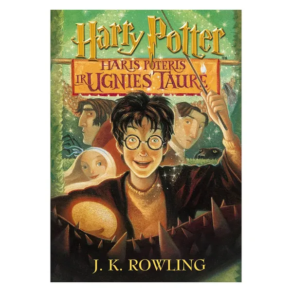 Knyga J. K. Rowling HARIS POTERIS IR UGNIES TAURĖ. 4 DALIS. PIRMAS LEIDIMAS, nuo 10 iki 18 metų
