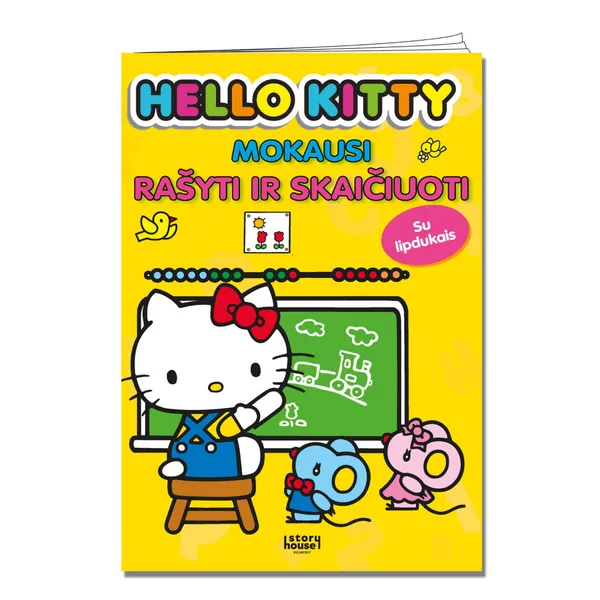 Knyga HELLO KITTY. MOKAUSI RAŠYTI IR SKAIČIUOTI