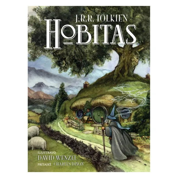 Knyga J. R. R. Tolkien HOBITAS. GRAFINIS ROMANAS