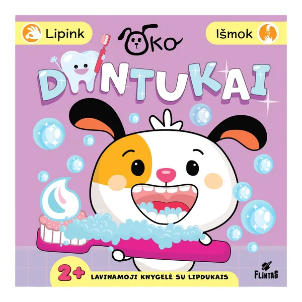 Knyga Inga Šeduikienė ŠUNIUKAS OKAS. DANTUKAI