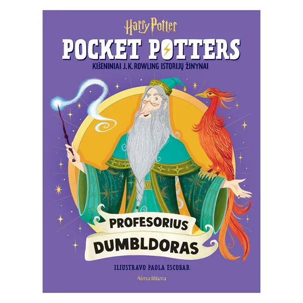 Knyga J.K. Rowling PROFESORIUS DUMBLDORAS. POCKET POTTERS. KIŠENINIAI J. K. ROWLING ISTORIJŲ ŽINYNAI
