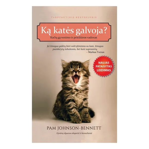 Knyga Pam Johnson-Bennet KĄ KATĖS GALVOJA?