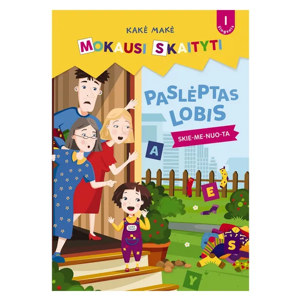 Knyga KAKĖ MAKĖ. MOKAUSI SKAITYTI