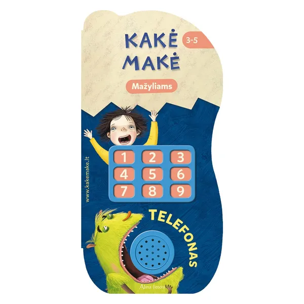 Knyga KAKĖ MAKĖ. TELEFONAS, nuo 3 iki 6 metų