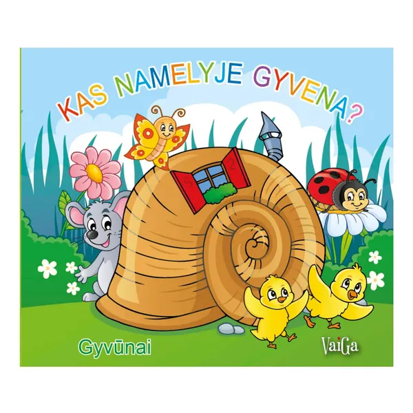 Knyga KAS NAMELYJE GYVENA? GYVŪNAI