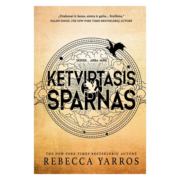 Knyga Rebecca Yarros KETVIRTASIS SPARNAS. PIRMA KNYGA