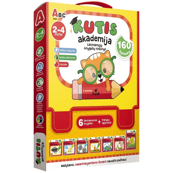 Knyga Inga Šeduikienė KUTIS AKADEMIJA. A LYGIS, 2-3 m.