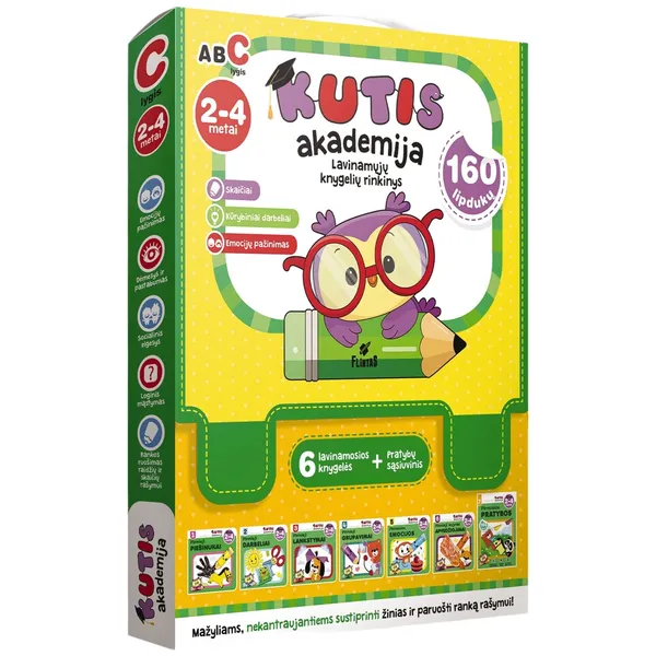 Knyga Inga Šeduikienė KUTIS AKADEMIJA. C LYGIS, 3-6 m