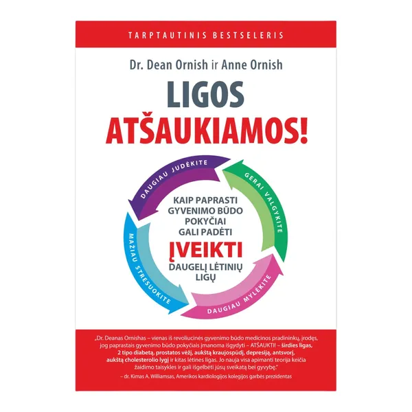 Knyga Denish Ornish, Anne Ornish LIGOS ATŠAUKIAMOS!