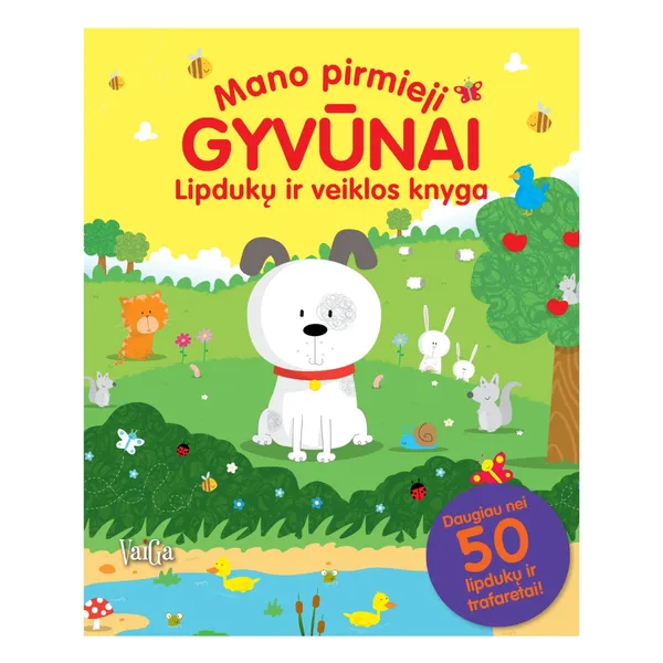 Knyga MANO PIRMIEJI GYVŪNAI. LIPDUKŲ IR VEIKLOS KNYGA