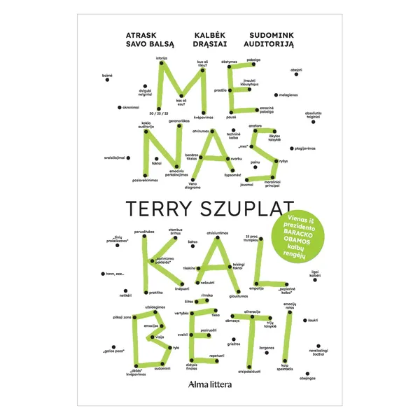 Knyga Terry Szuplat MENAS KALBĖTI
