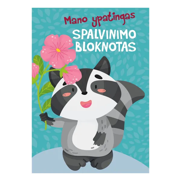 Spalvinimo knyga MEŠKĖNAS. MANO YPATINGAS SPALVINIMO BLOKNOTAS