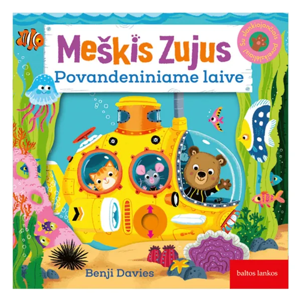 Knyga Benji Davies MEŠKIS ZUJUS POVANDENINIAME LAIVE