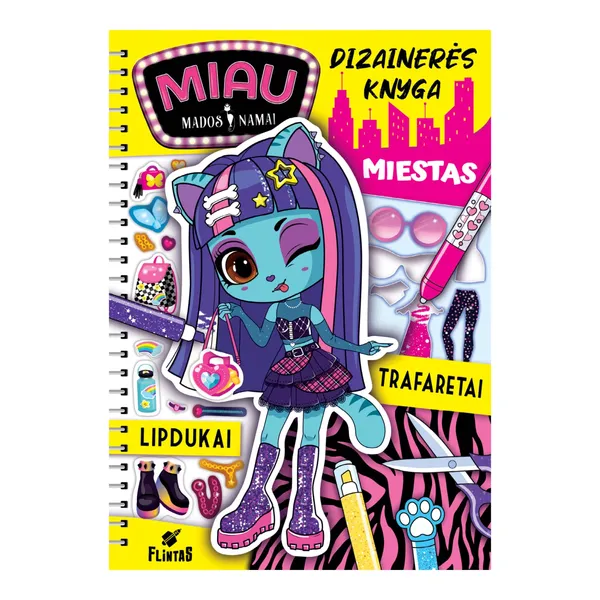 Knyga Jovita Vaivarienė MIAU MADOS NAMAI. DIZAINERĖS KNYGA