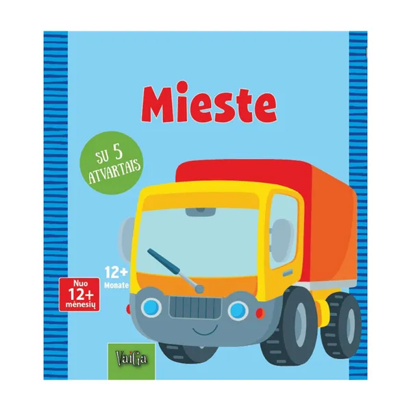 Knyga MIESTE SU 5 ATVARTAIS