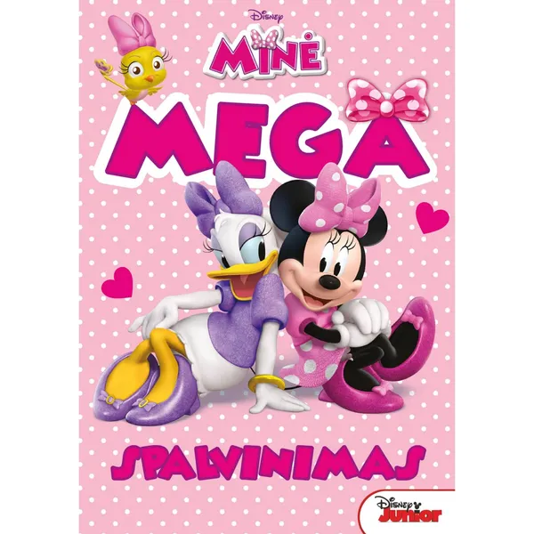 Knyga MINĖ. MEGA SPALVINIMAS, 3-6 m.