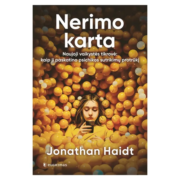 Knyga Jonathan Haidt NERIMO KARTA