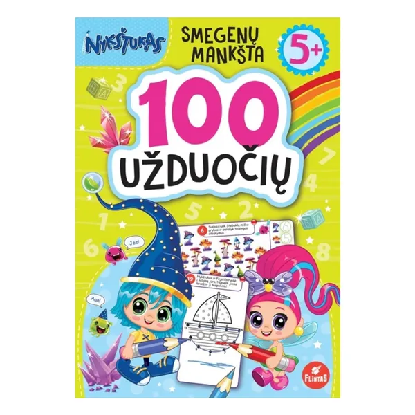 Knyga Jurgita Smeu NYKŠTUKAS. SMEGENŲ MANKŠTA. 100 UŽDUOČIŲ