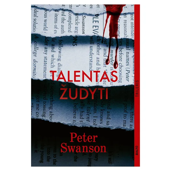 Knyga Peter Swanson TALENTAS ŽUDYTI