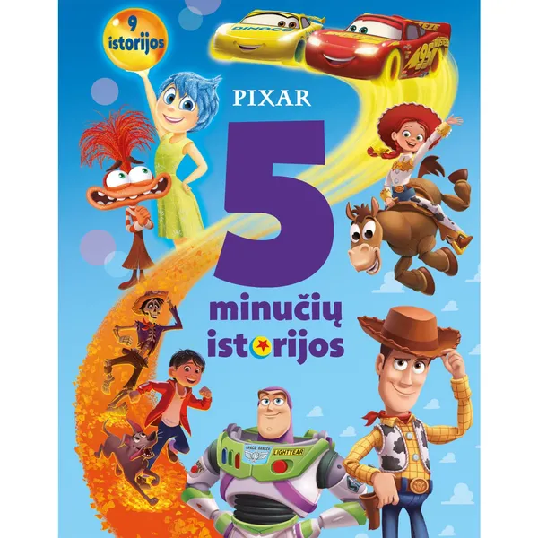 Knyga PIXAR 5 MINUČIŲ ISTORIJOS, 3-6 m.