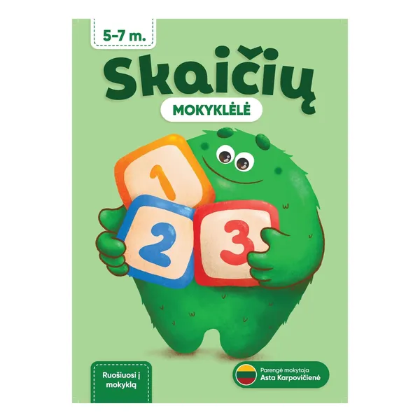 Knyga Asta Karpovičienė SKAIČIŲ MOKYKLĖLĖ