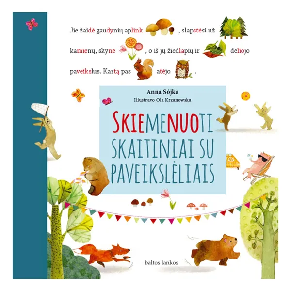 Knyga Anna Sójka SKIEMENUOTI SKAITINIAI SU PAVEIKSLĖLIAIS