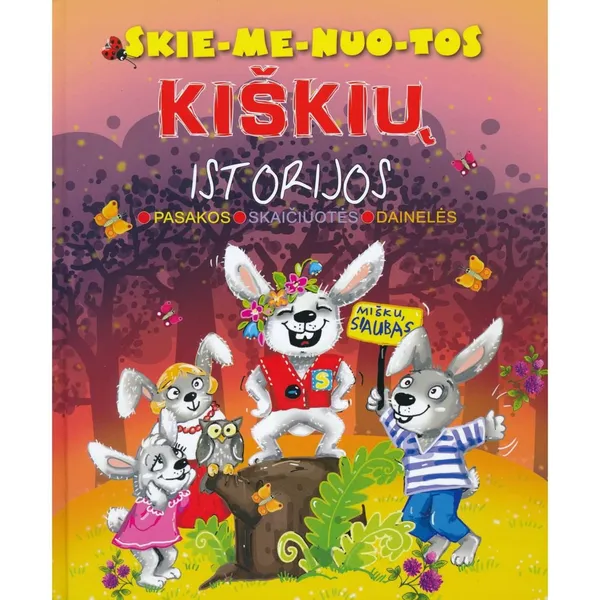 Knyga SKIEMENUOTOS KIŠKIŲ ISTORIJOS, 3 - 6 m