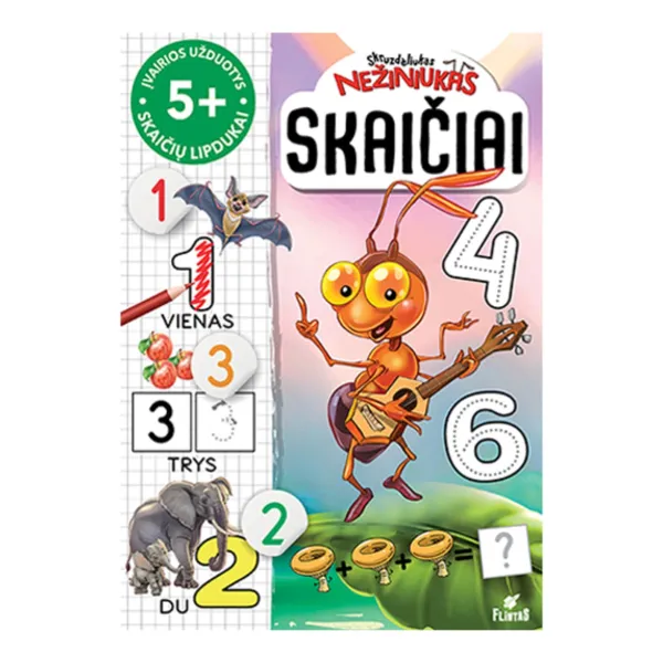 Knyga Inga Šeduikienė SKRUZDĖLIUKAS NEŽINIUKAS. SKAIČIAI