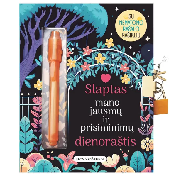 Knyga SLAPTAS MANO JAUSMŲ IR PRISIMINIMŲ DIENORAŠTIS, 6-10 m
