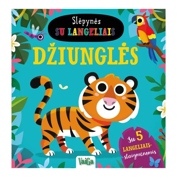 Knyga SLĖPYNĖS SU LANGELIAIS. DŽIUNGLĖS