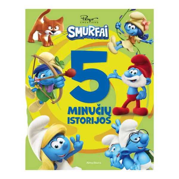 Knyga Sabina Bauman SMURFAI. 5 MINUČIŲ PASAKOS
