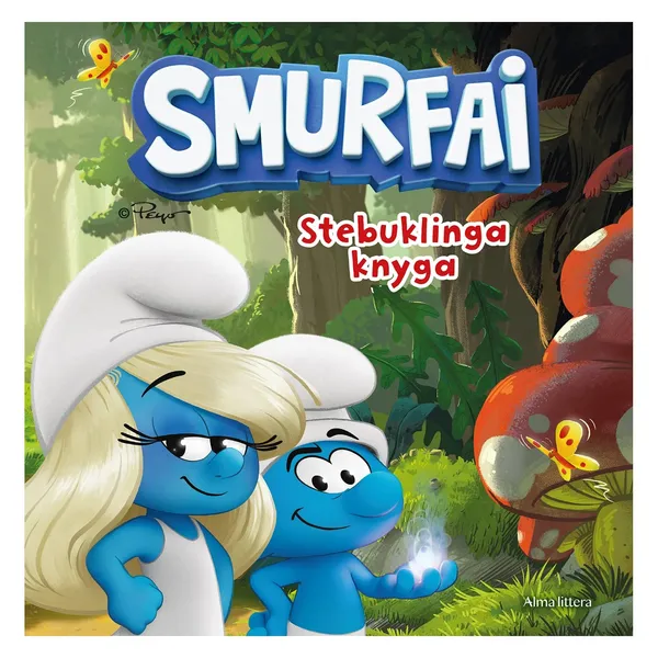 Knyga SMURFAI, STEBUKLINGA KNYGA, nuo 3 iki 6 metų