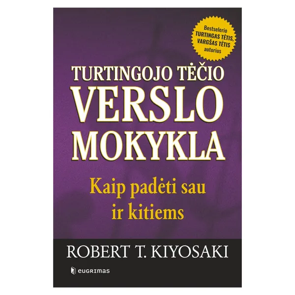 Knyga Robert T. Kiyosaki TURTINGOJO TĖČIO VERSLO MOKYKLA
