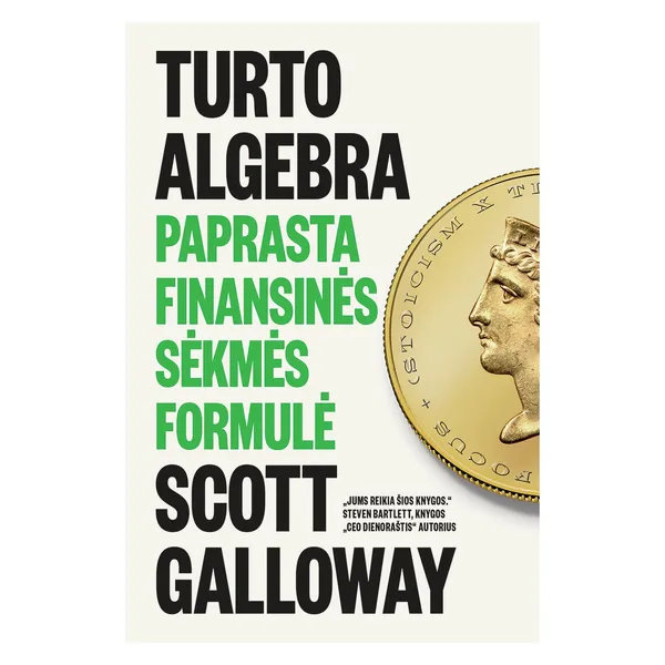 Knyga Scott Galloway TURTO ALGEBRA