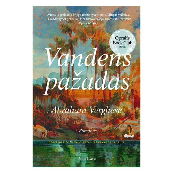 Knyga Abraham Verghese VANDENS PAŽADAS