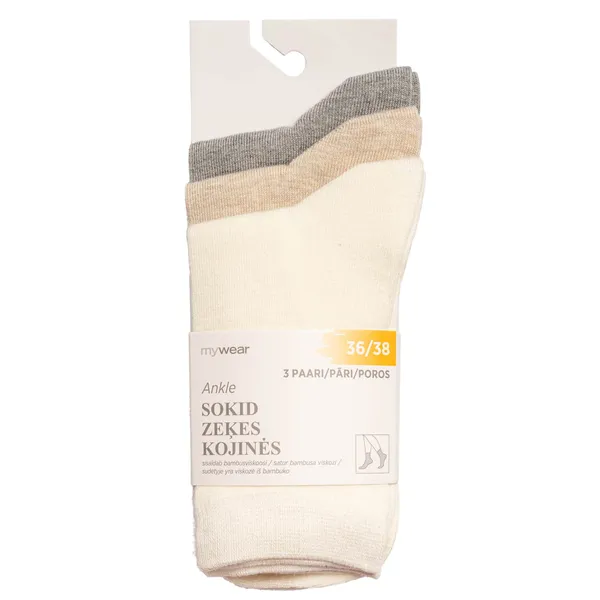 Kojinės MYWEAR, 36 / 38, 3 poros