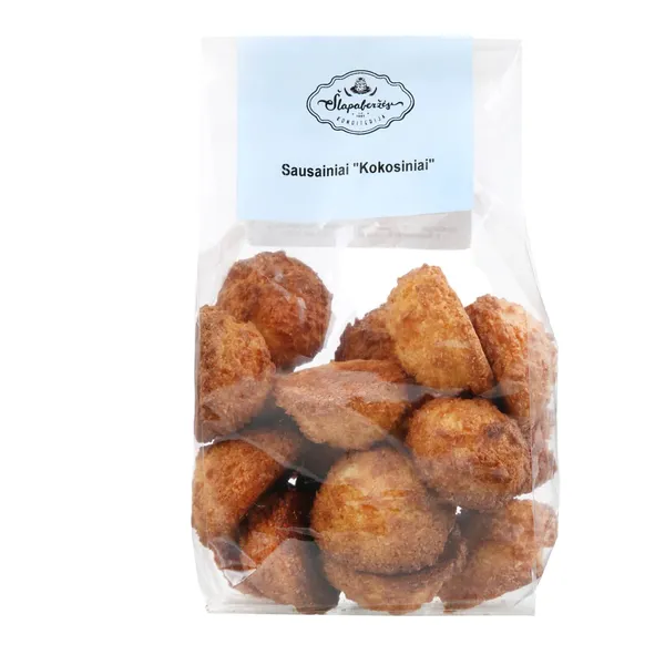 KOKOSINIAI sausainiai ŠLAPABERŽĖS KONDITERIJA, 300 g