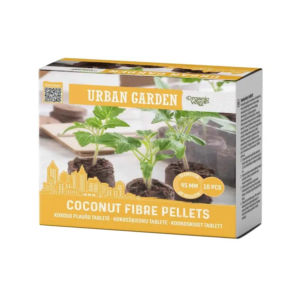 Kokoso pluošto tabletės URBAN GARDEN 45mm