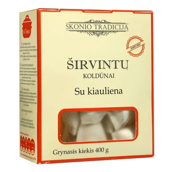ŠIRVINTŲ koldūnai su kiauliena SKONIO TRADICIJA, 400 g