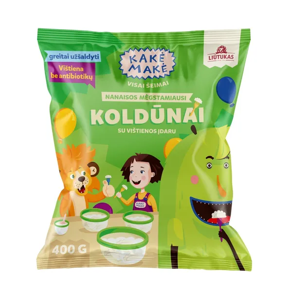 Koldūnai su vištiena be antibiotikų KAKĖ MAKĖ, 400 g