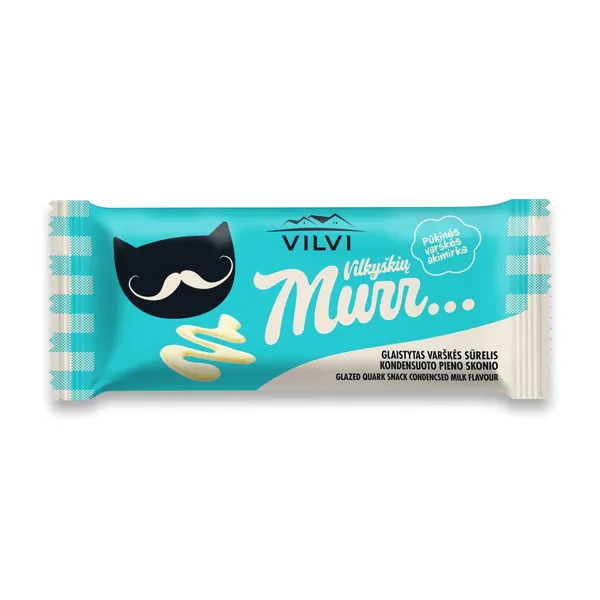 Glaistytas kondensuoto pieno skonio varškės sūrelis MURR, 28,6 % rieb., 40 g