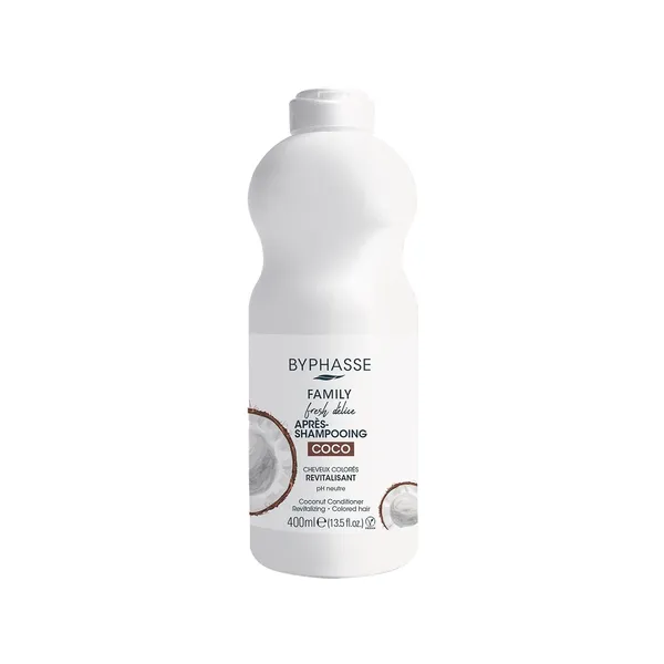 Kondicionierius dažytiems plaukams BYPHASSE COCO, 400 ml