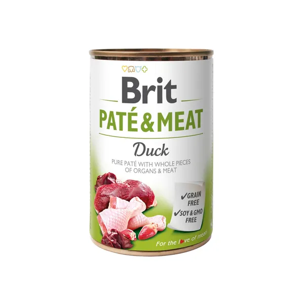 Konservuotas šunų ėdalas BRIT CARE DUCK PATE & MEAT, 400 g